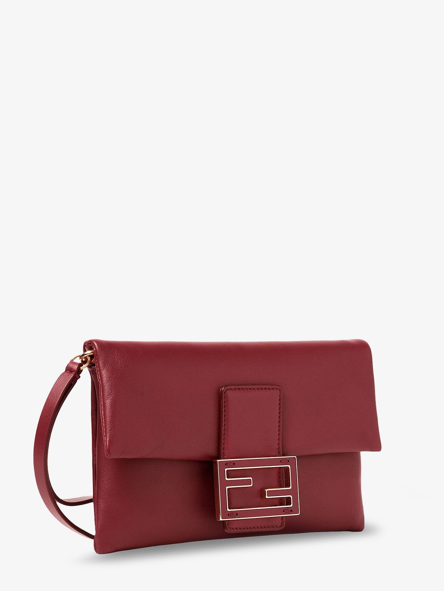 Fendi Women's Mamma Baguette Pouch Red