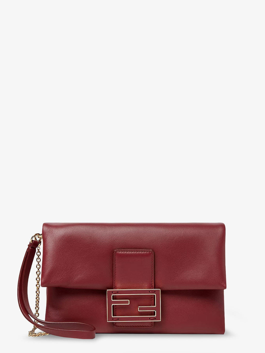 Fendi Women's Mamma Baguette Pouch Red