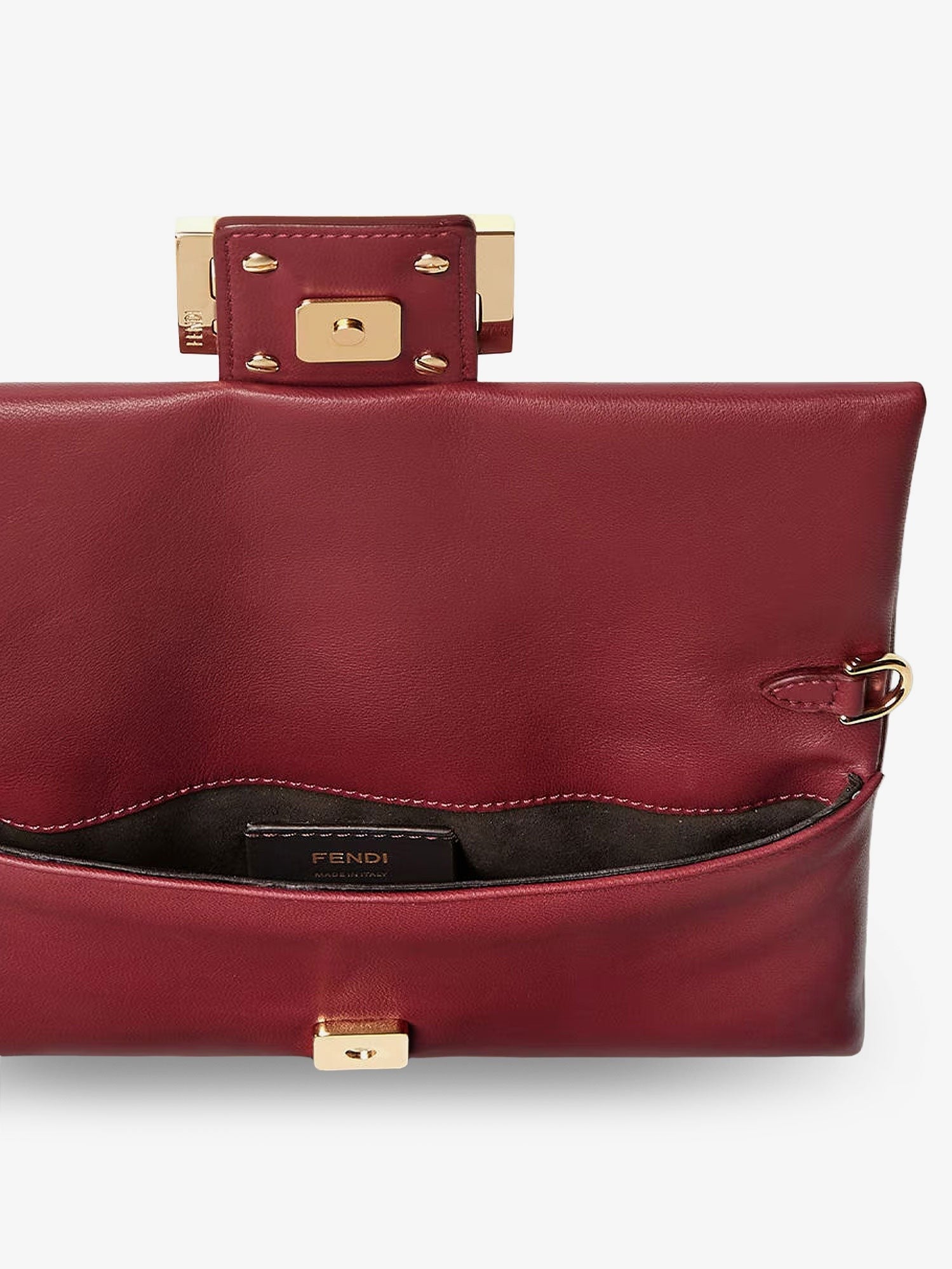 Fendi Women's Mamma Baguette Pouch Red