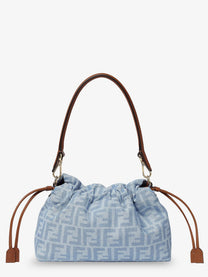 Fendi Women's Mamma Baguette Light Denim Crossbody Bag Blue, view 2