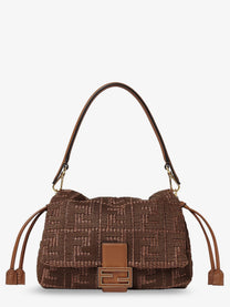 Fendi Women's Mamma Baguette Medium Raffia Handbag SELLIER+OS