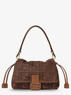 Fendi Women's Mamma Baguette Medium Raffia Handbag SELLIER+OS