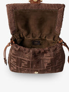 Fendi Women's Mamma Baguette Medium Raffia Handbag SELLIER+OS