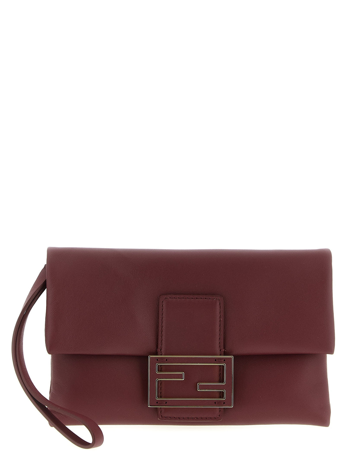 Fendi Mamma Baguette Pouch Red