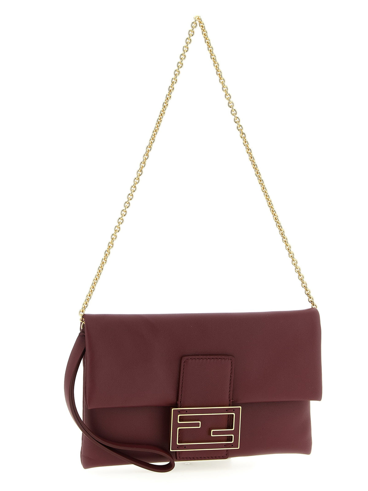 Fendi Mamma Baguette Pouch Red