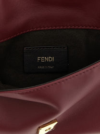 Fendi Mamma Baguette Pouch Red