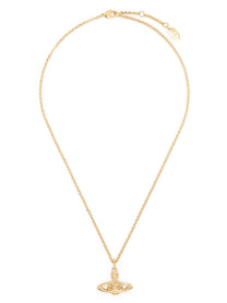 Vivienne Westwood Man Mini Bas Relief Orb Necklace Gold