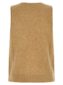 Dries Van Noten Manado Vest Beige