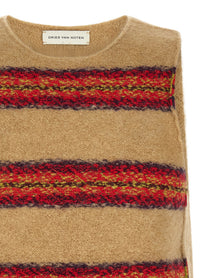 Dries Van Noten Manado Vest Beige