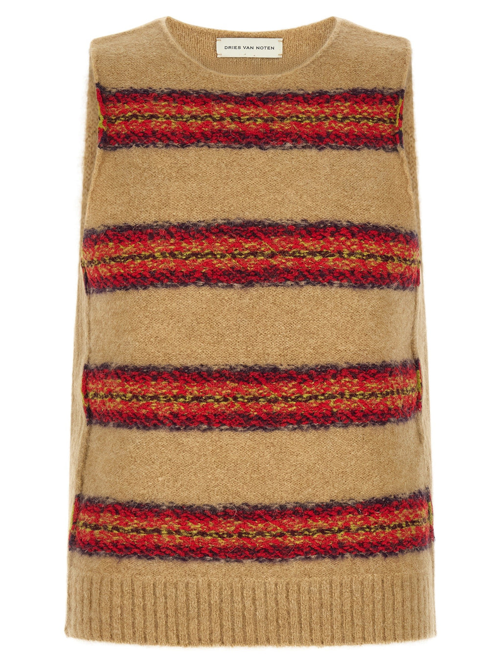 Dries Van Noten Manado Vest Beige