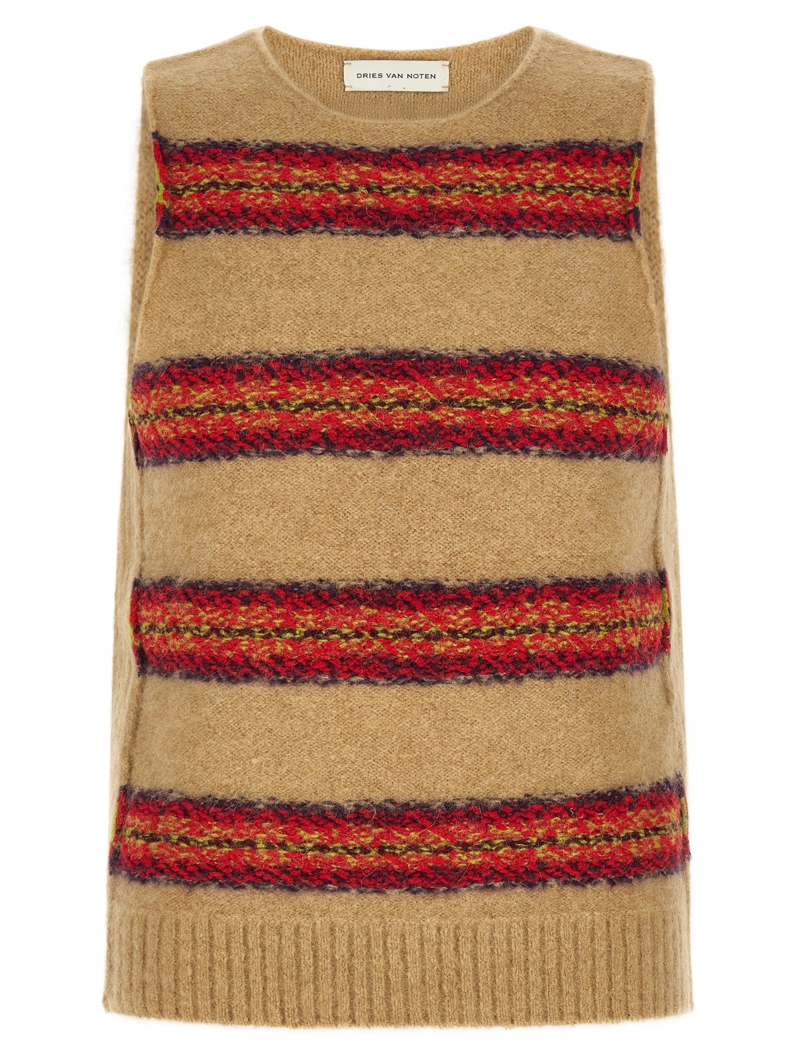Dries Van Noten Manado Vest Beige