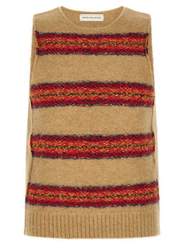 Dries Van Noten Manado Vest Beige
