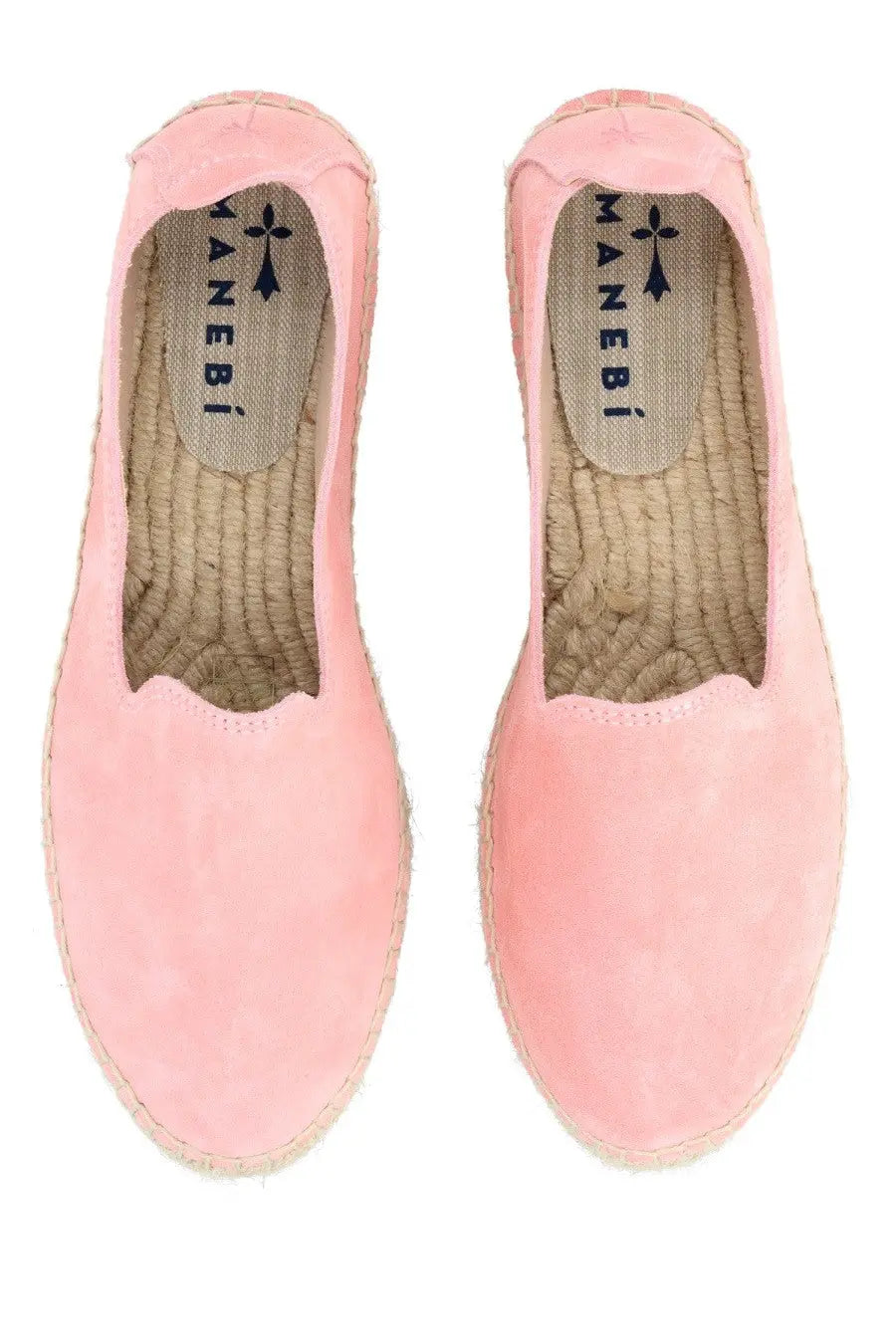 Manebi Women's Suede Espadrilles Blue, view 5