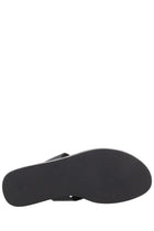 Manebi Women's Leather Sandals Black, view 6