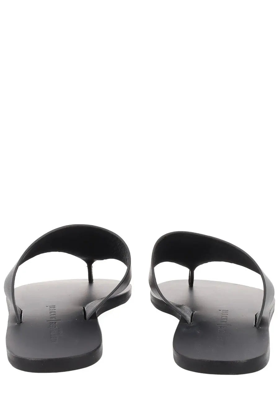 Manebi Women's Leather Sandals Black, view 4