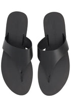 Manebi Women's Leather Sandals Black, view 5