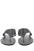 Manebi Women's Leather Sandals Black, view 3