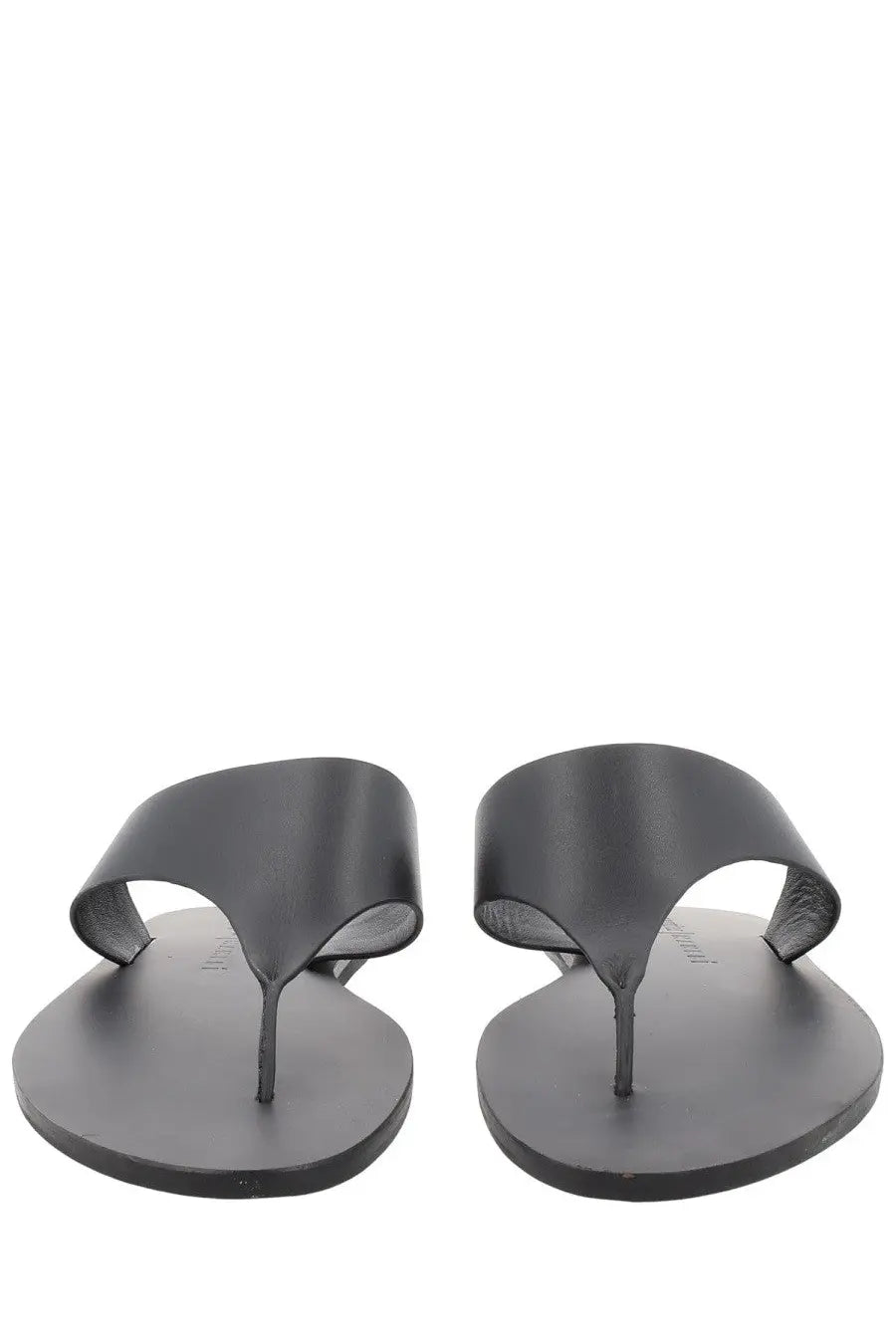 Manebi Women's Leather Sandals Black, view 3