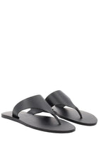 Manebi Women's Leather Sandals Black, view 2