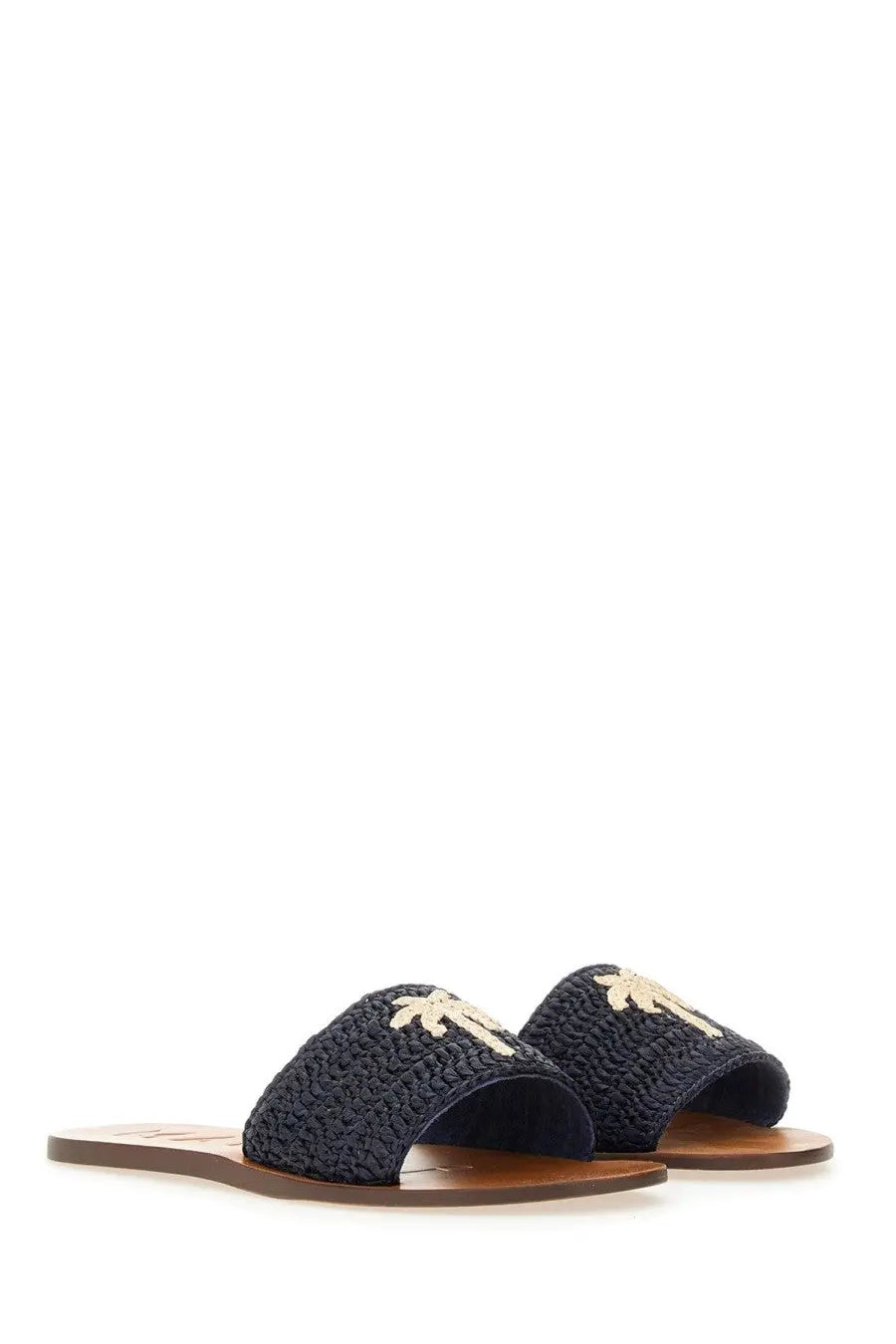 Manebi Women's Slide Sandal Blue, view 2