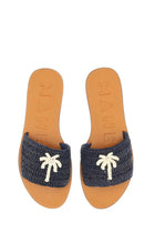 Manebi Women's Slide Sandal Blue, view 5