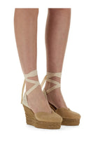 Manebi Women's Wedge Espadrilles Beige, view 2