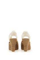 Manebi Women's Wedge Espadrilles Beige, view 4