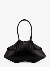 Alexander McQueen Women's Manta Leather Shoulder Bag Black