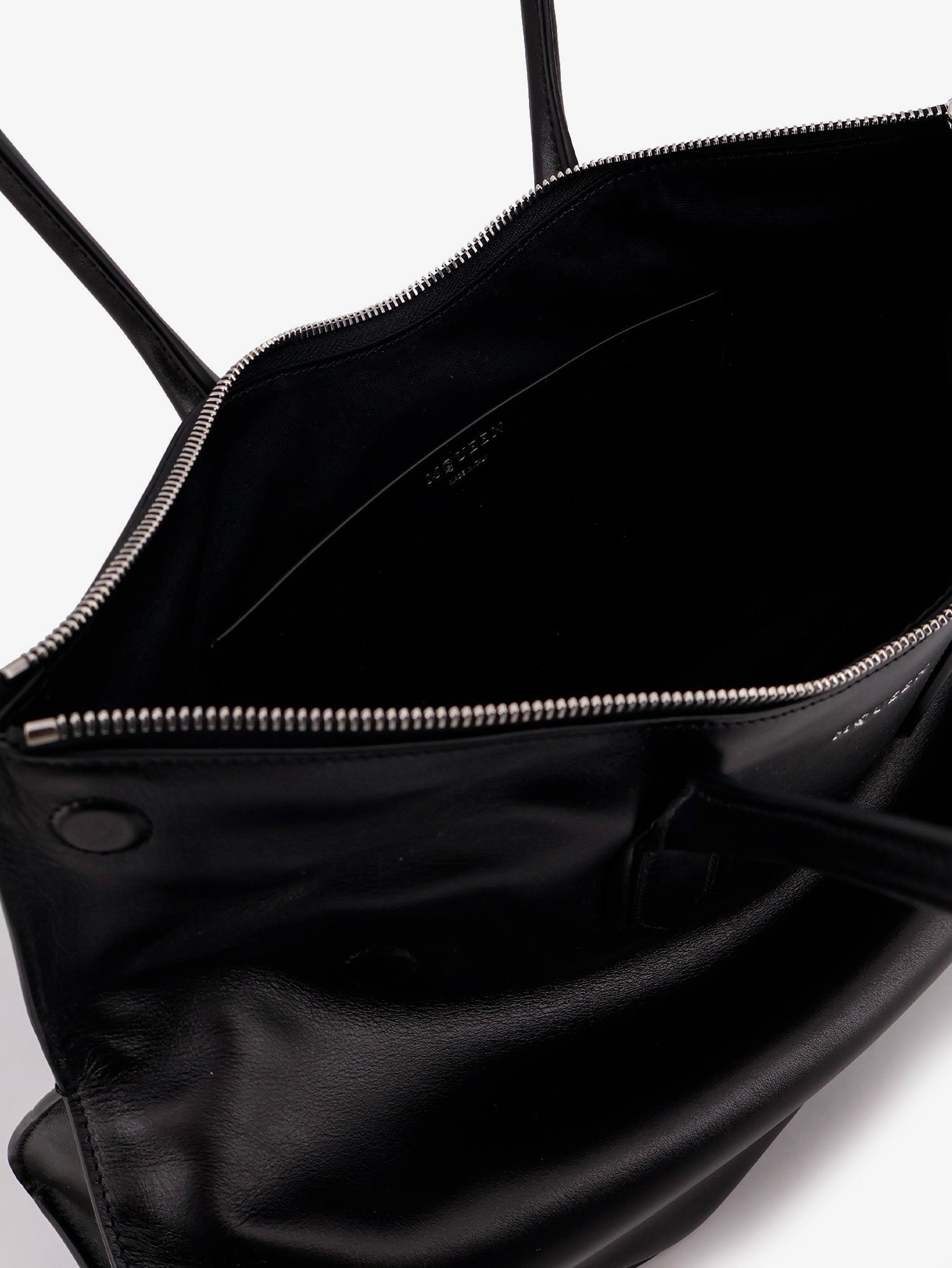Alexander McQueen Women's Manta Leather Shoulder Bag Black