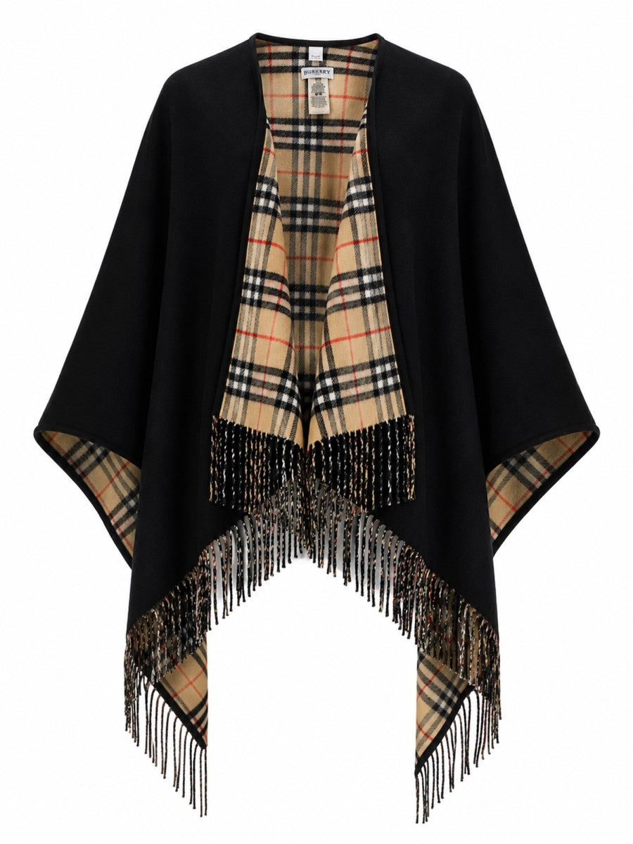 Burberry Women's Mantella Reversibile Check Black