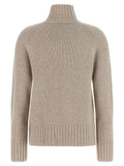 S MAX MARA Mantova High Neck Sweater Beige, view 2