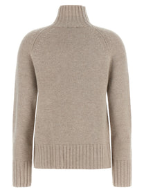 S MAX MARA Mantova High Neck Sweater Beige