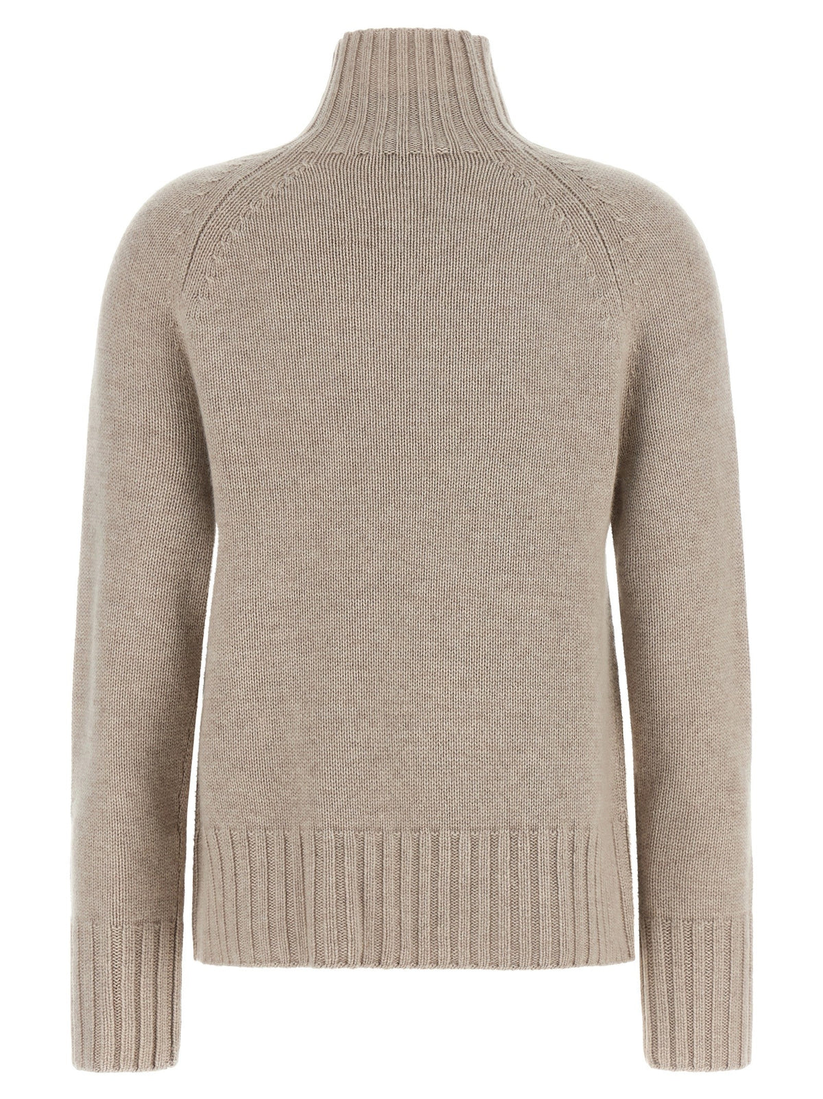 S MAX MARA Mantova High Neck Sweater Beige, view 2