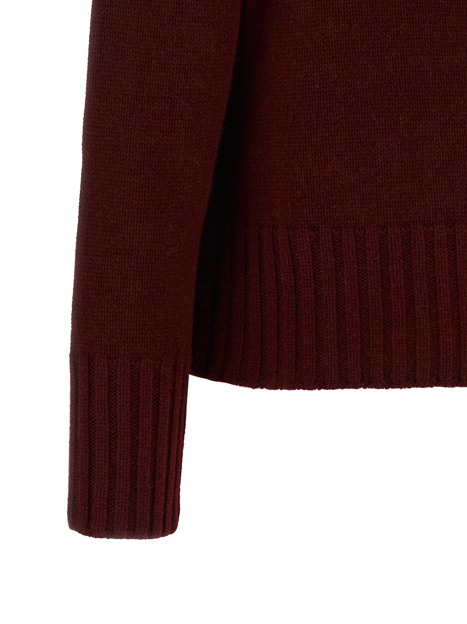 S MAX MARA Mantova High Neck Sweater Red