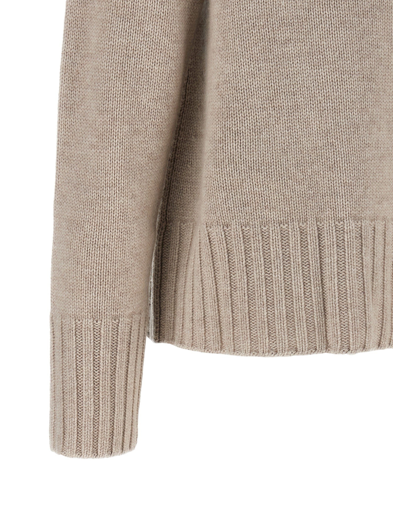 S MAX MARA Mantova High Neck Sweater Beige