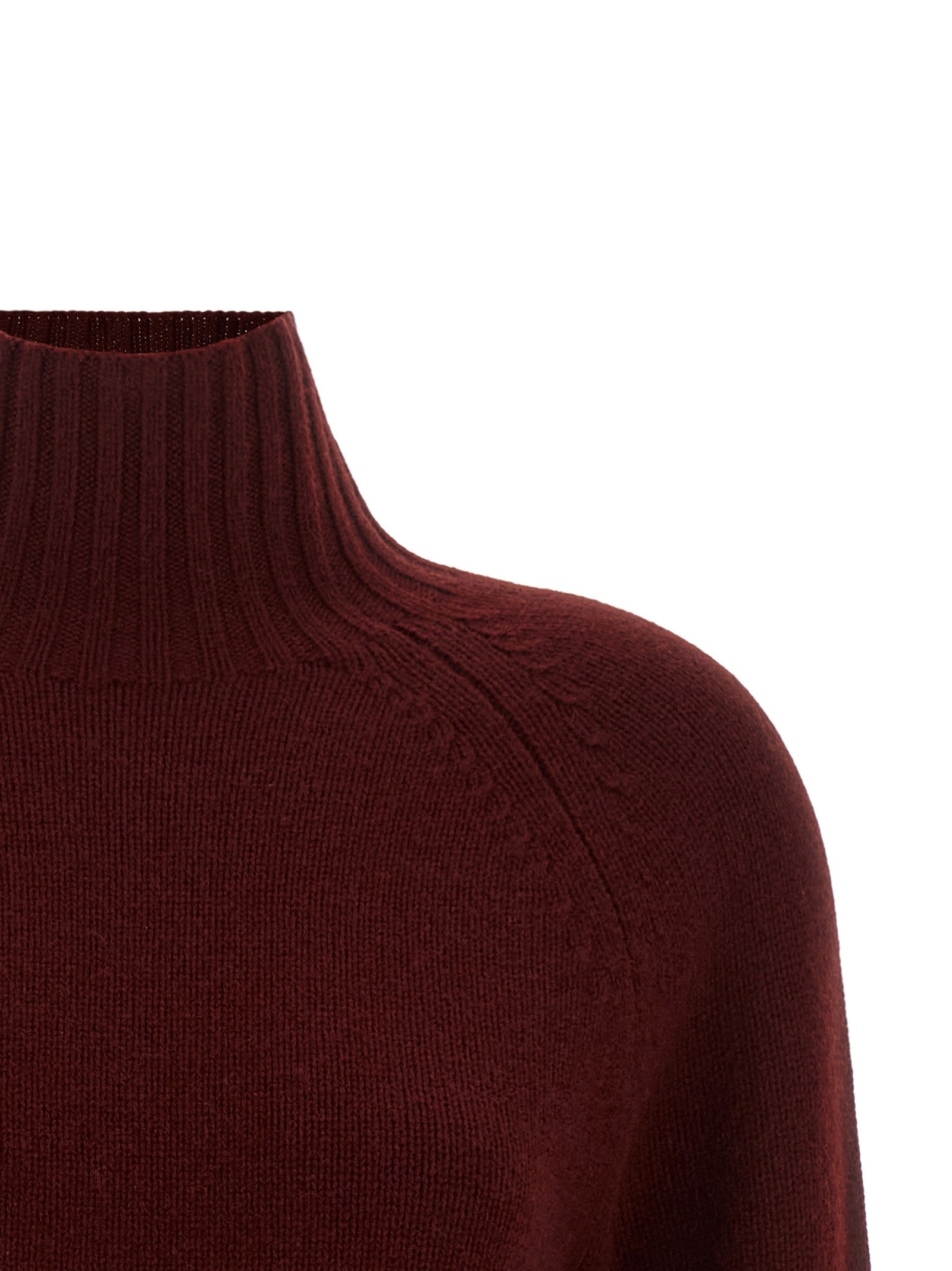 S MAX MARA Mantova High Neck Sweater Red