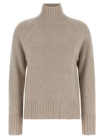 S MAX MARA Mantova High Neck Sweater Beige