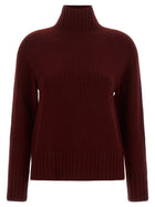 S MAX MARA Mantova High Neck Sweater Red