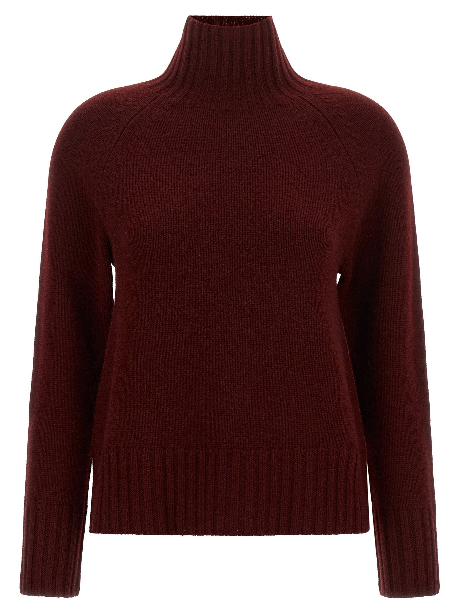 S MAX MARA Mantova High Neck Sweater Red