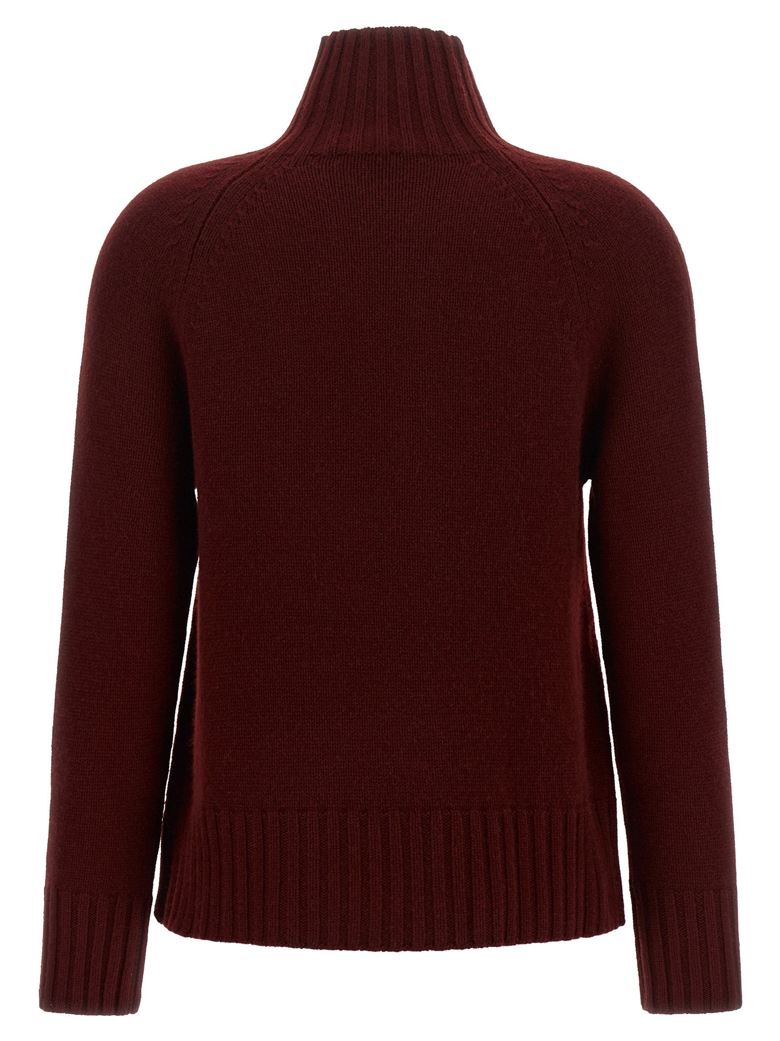 S MAX MARA Mantova High Neck Sweater Red