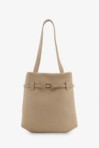 Manu Atelier Women's Mini Tote Du Jour Leather Shoulder Bag White