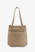 Manu Atelier Women's Mini Tote Du Jour Leather Shoulder Bag White, view 2