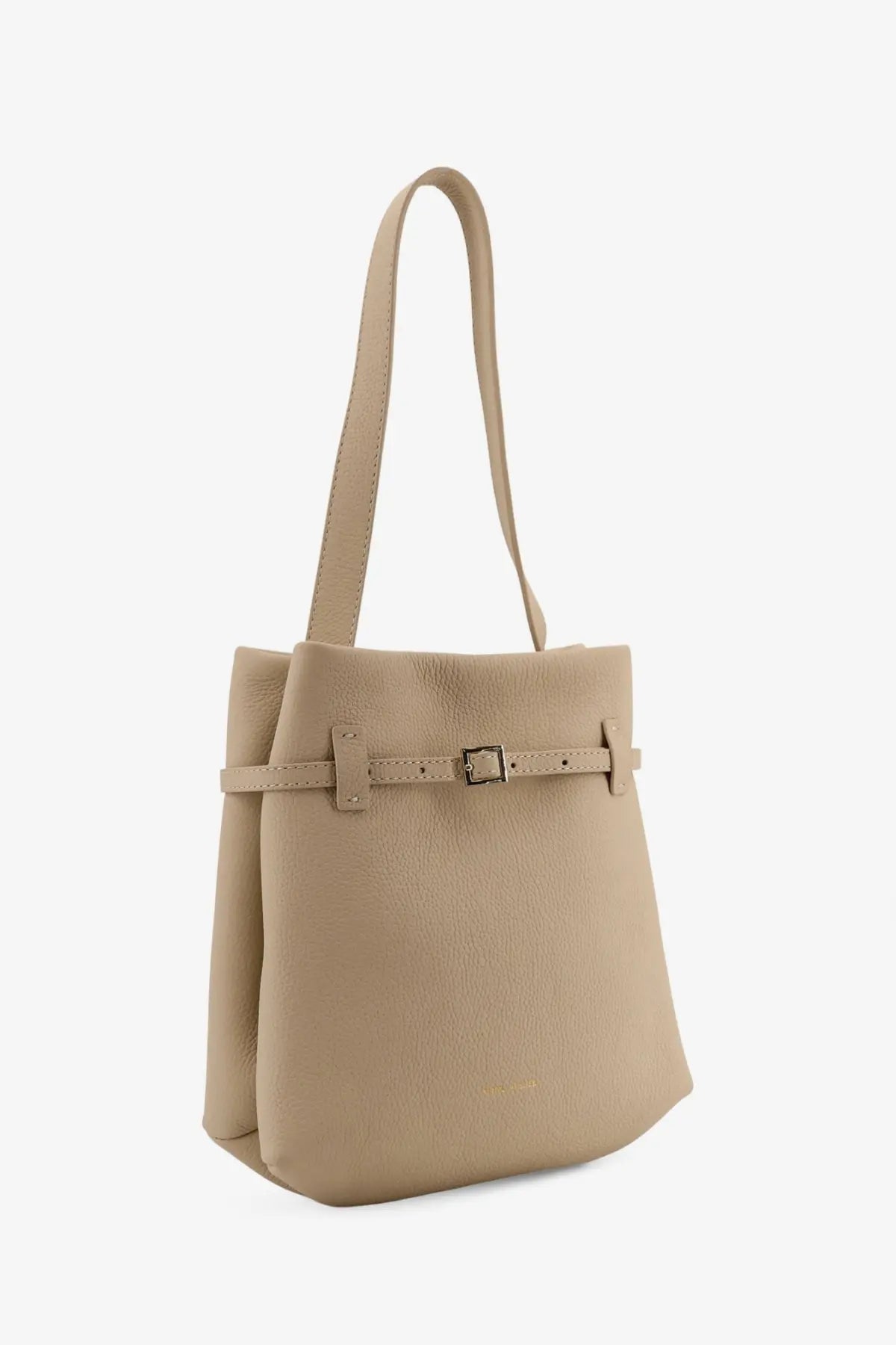 Manu Atelier Women's Mini Tote Du Jour Leather Shoulder Bag White, view 3