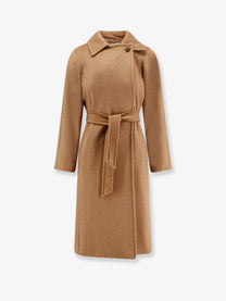 Max Mara Women's Manuela Camel Hair Coat Beige