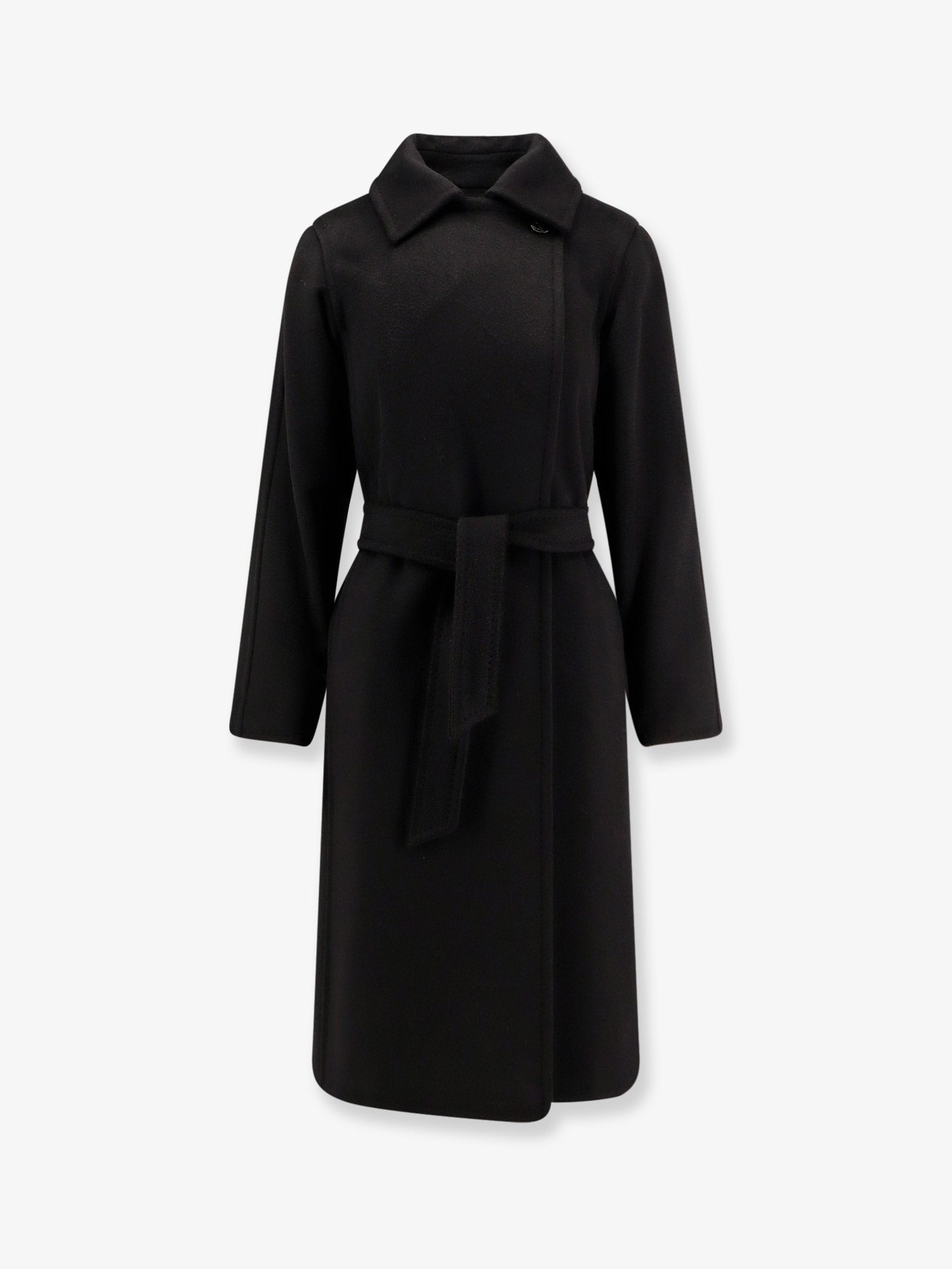 Max Mara Women's Manuela Camel Hair Coat Black