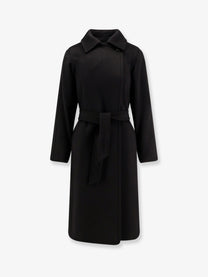 Max Mara Women's Manuela Camel Hair Coat Black