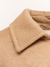 Max Mara Women's Manuela Camel Hair Coat Beige