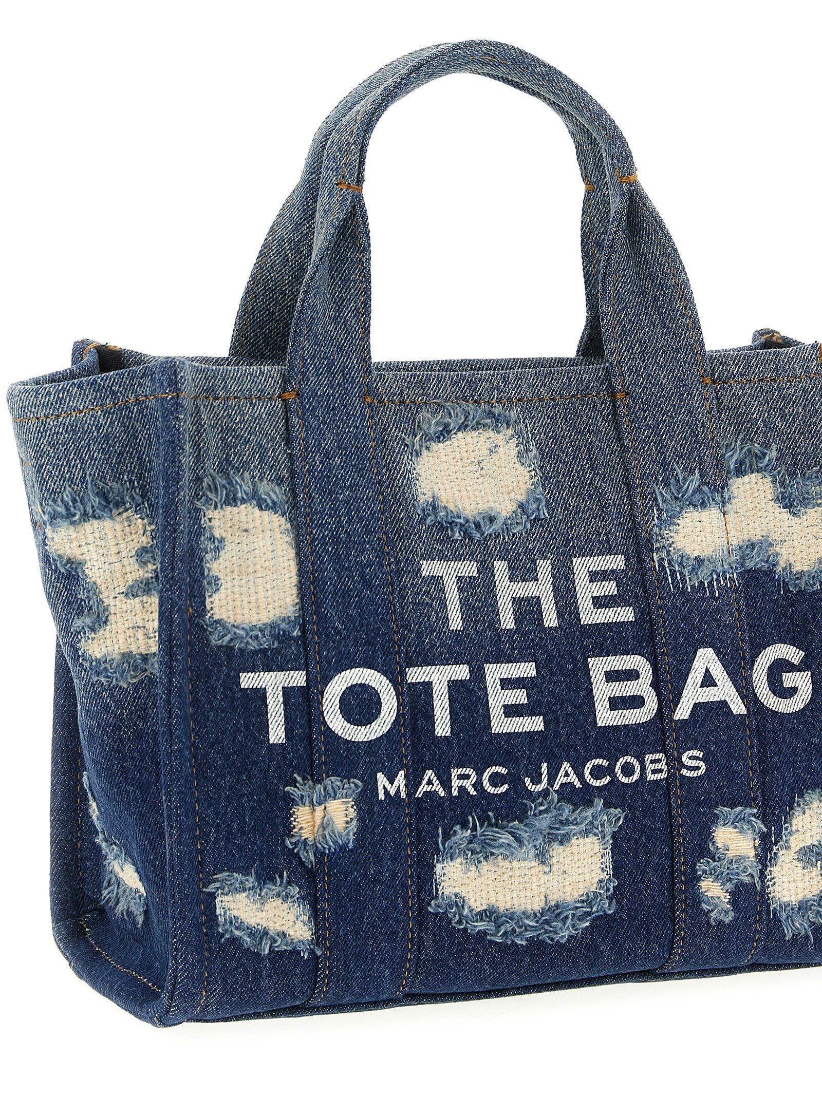 MARC JACOBS - MARC JACOBS - ’The Rip And Repair Denim Small Tote’ shopping bag - Women’s Bags