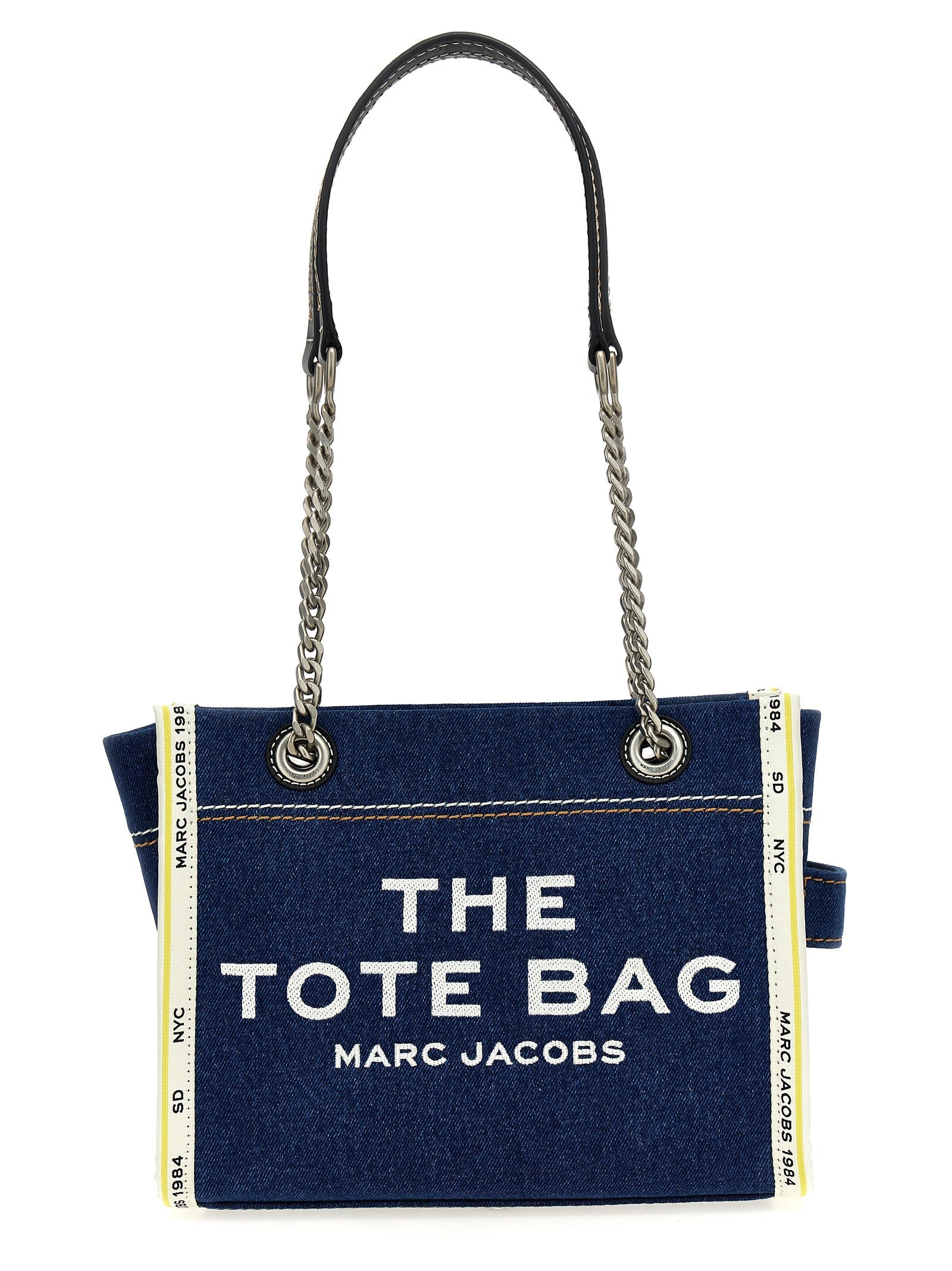MARC JACOBS - MARC JACOBS - ’The Denim Chain Small Tote’ shoulder bag - Women’s Bags
