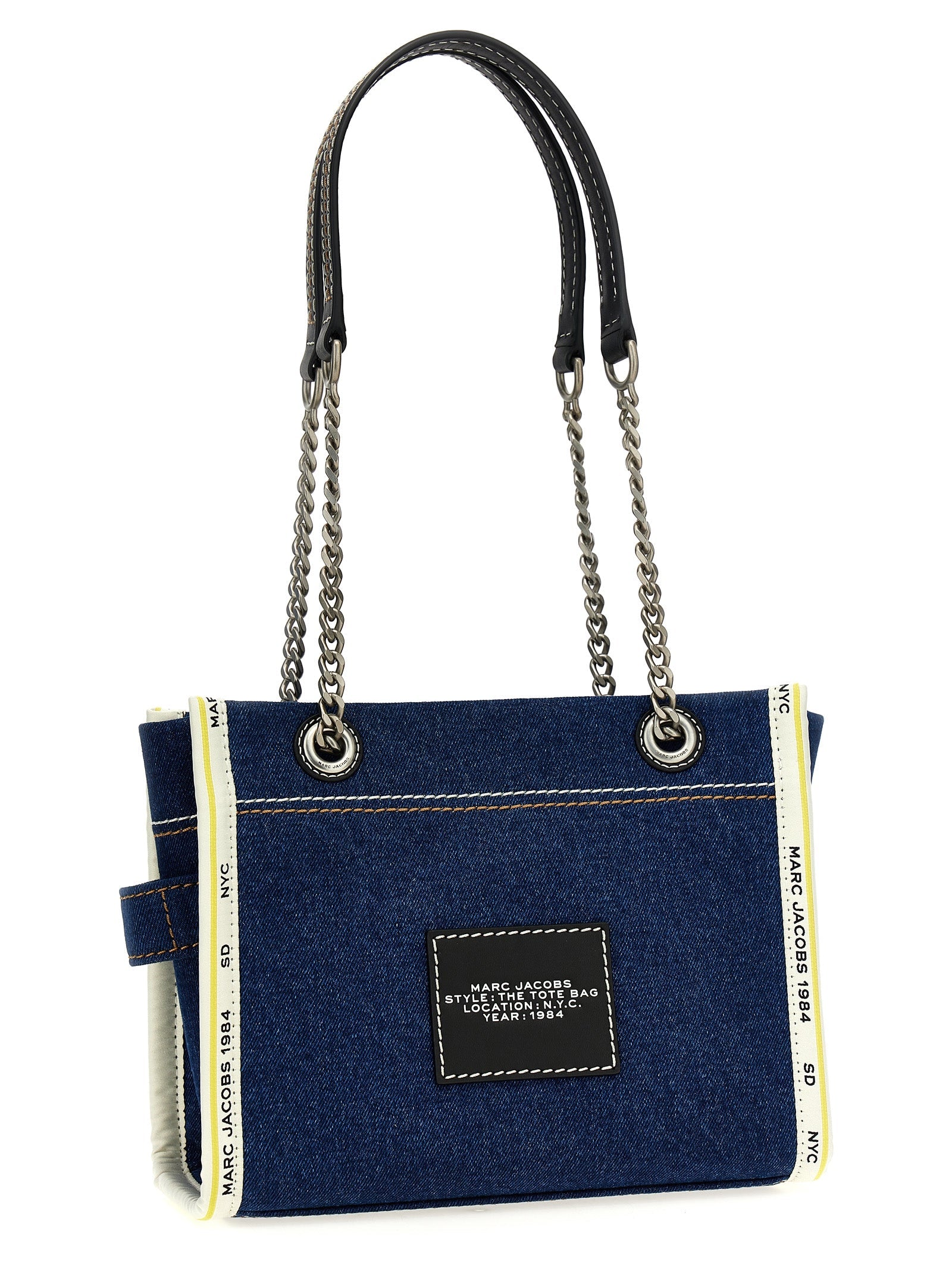 MARC JACOBS - MARC JACOBS - ’The Denim Chain Small Tote’ shoulder bag - Women’s Bags